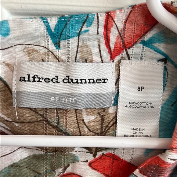 Floral Multicolor Blouse with Beaded Neckline - Picture 3 of 4